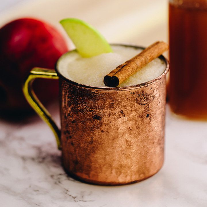 Bourbon Cider Slushie