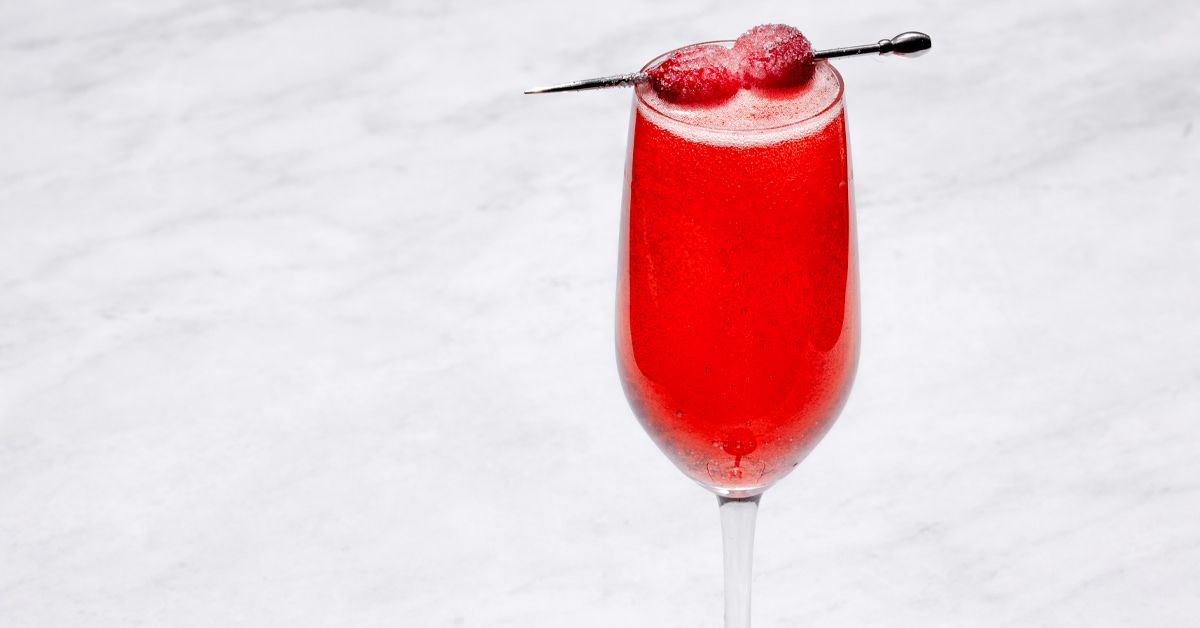 Cranberry-Ginger Mimosa