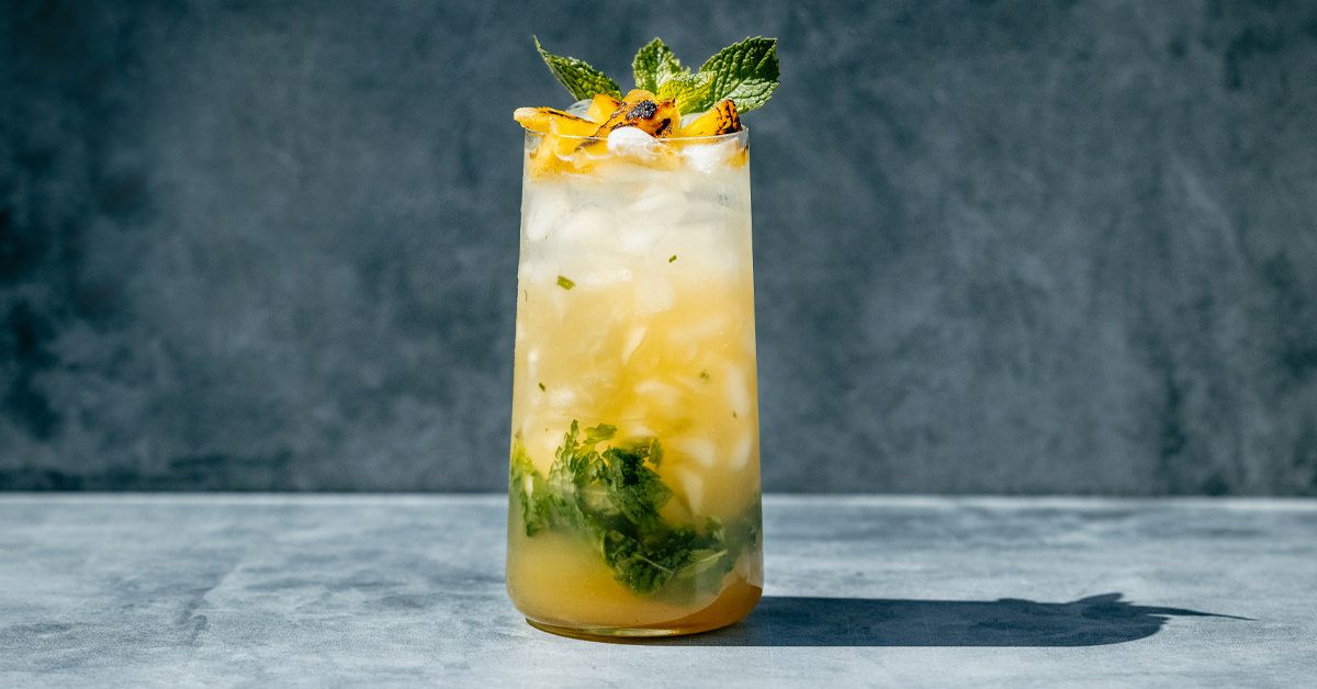 Grilled Pineapple Mojito