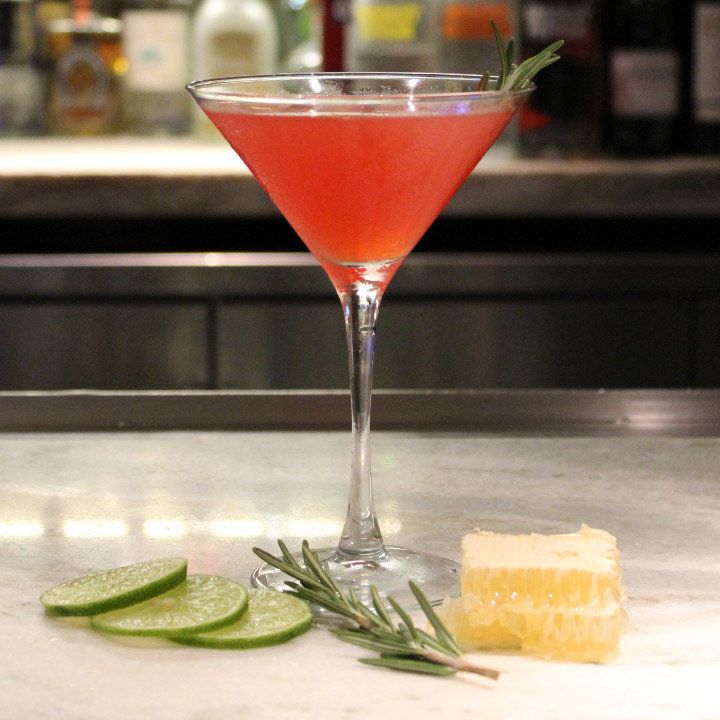 Honey-Kissed Cosmopolitan