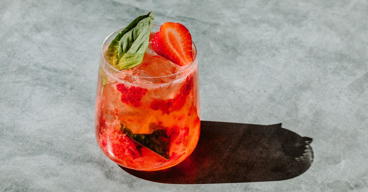 Strawberry Basil Lemonade